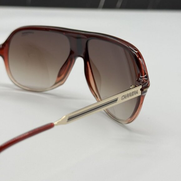 NEW CARRERA SAFARIN65/N 07W5 SUNGLASSES MEN AVIATOR BROWN EYEWEAR - Picture 6 of 9